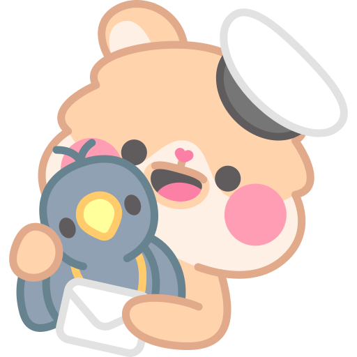 Decorative Carrier Pigeon Logo